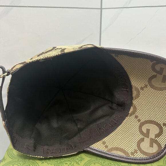 Gucci Beige GG Monogram Hat - Picture 6 of 6